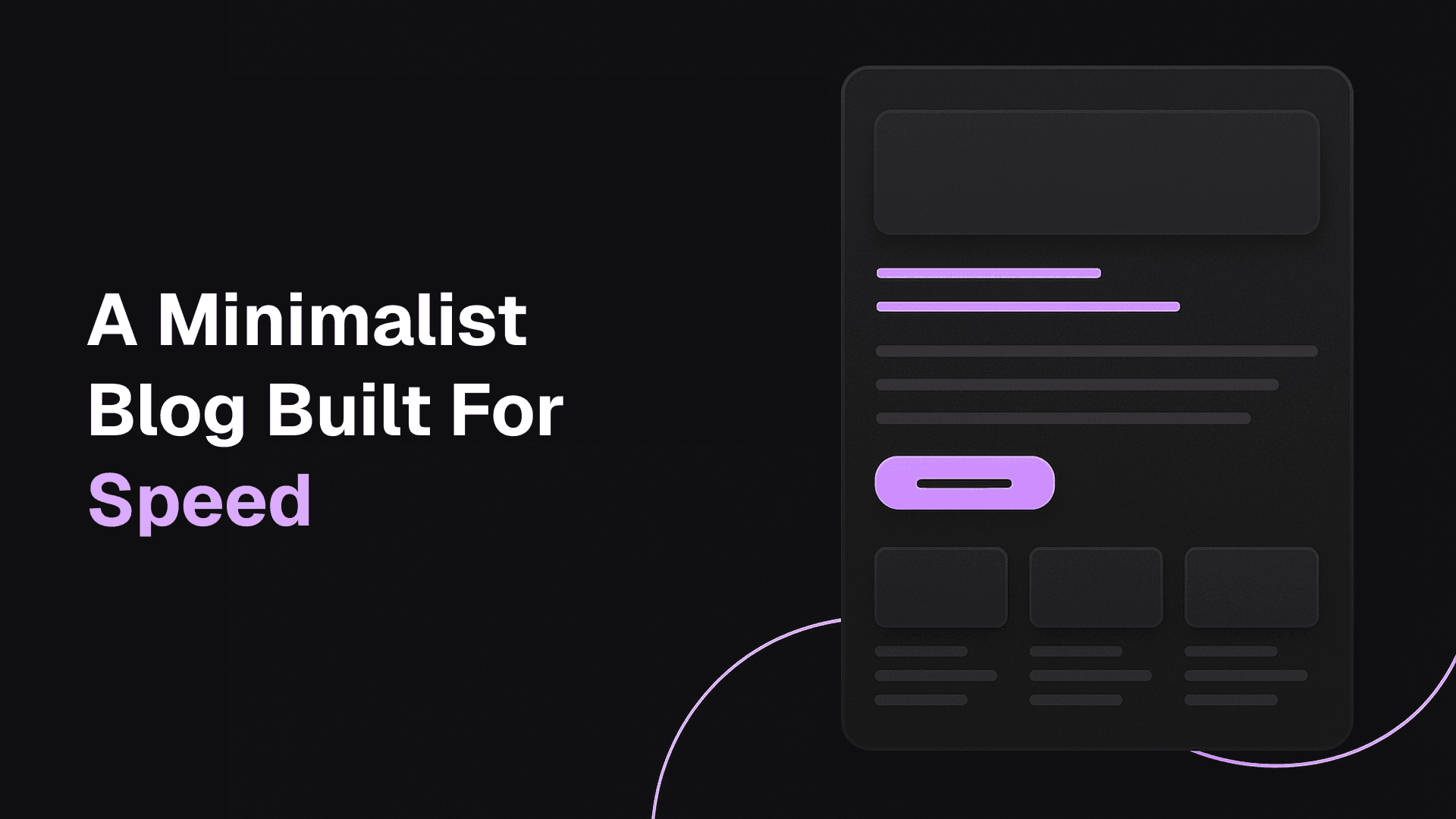 Blog Web app thumbnail