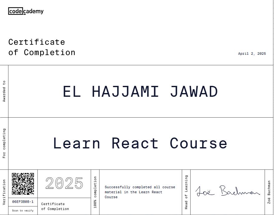React Intermediate Course